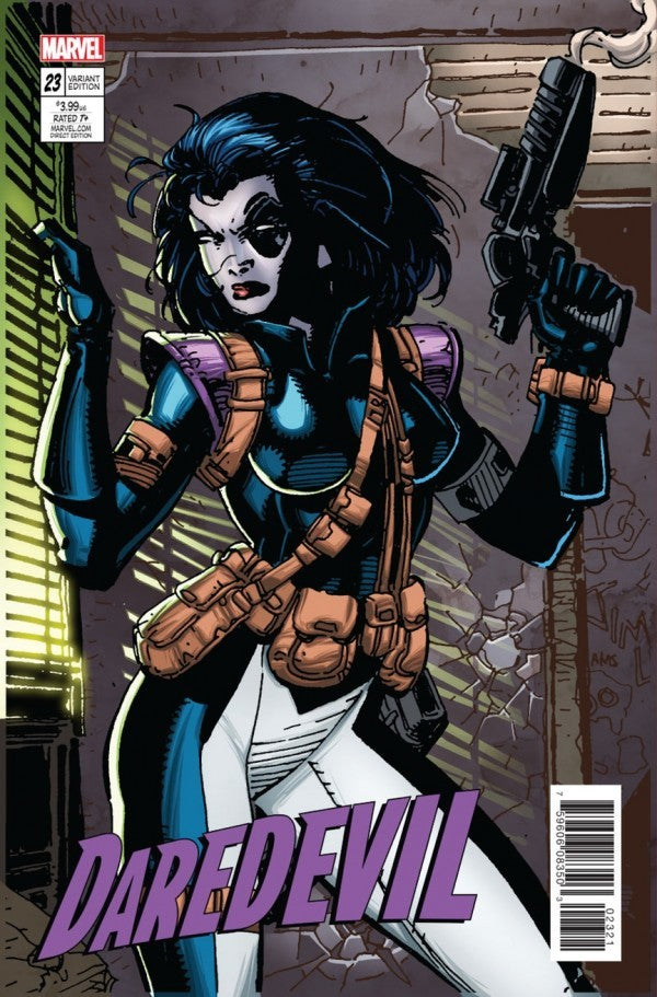 Daredevil (2016 Marvel) #23 - Cover B Jim Lee X-Men Trading Card Variant