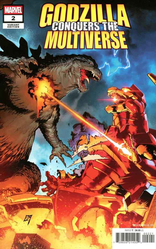Godzilla Conquers the Multiverse (2026 Marvel) #2 - C.F. Villa Heisei vs. Marvel Variant