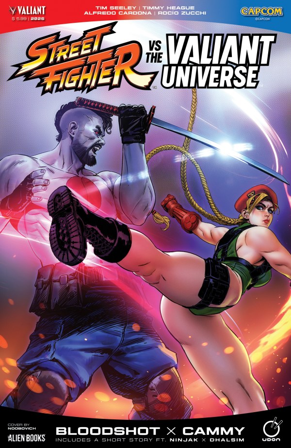 Street Fighter vs. The Valiant Universe Special (2026 Alien Books) #1 - Cover D Noobovich Variant