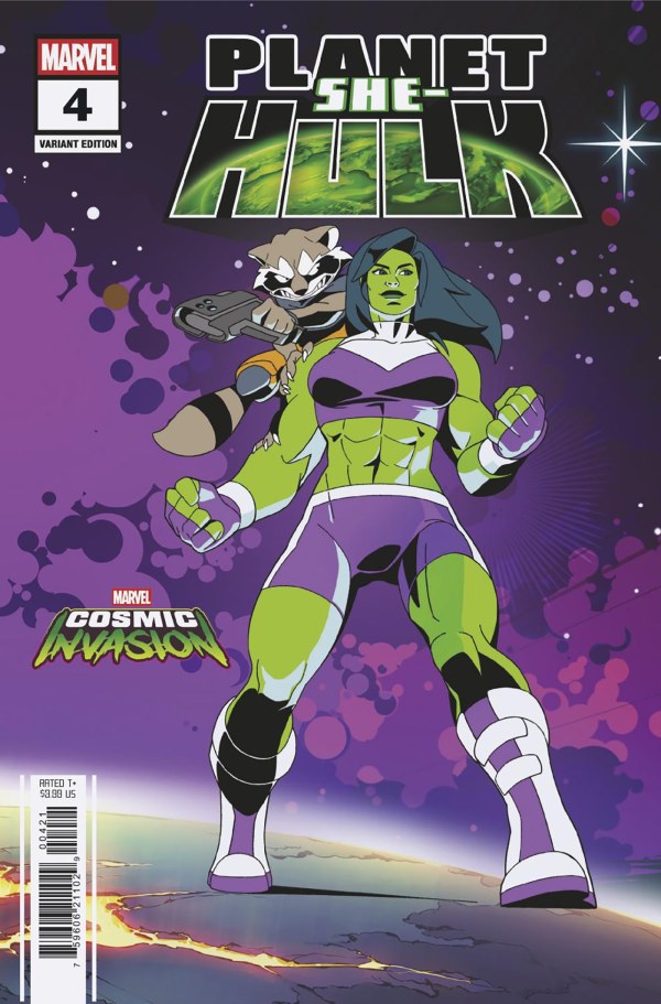 Planet She-Hulk (2026 Marvel) #4 - Tribute Games Marvel Cosmic Invasion Variant