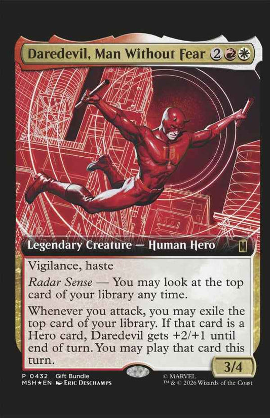Daredevil (2026 Marvel) #4 - Eric Deschamps Magic: The Gathering Variant