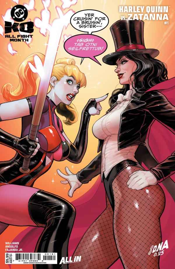 DC K.O.: Harley Quinn vs. Zatanna (2025 DC) #1 - Cover E David Nakayama Variant