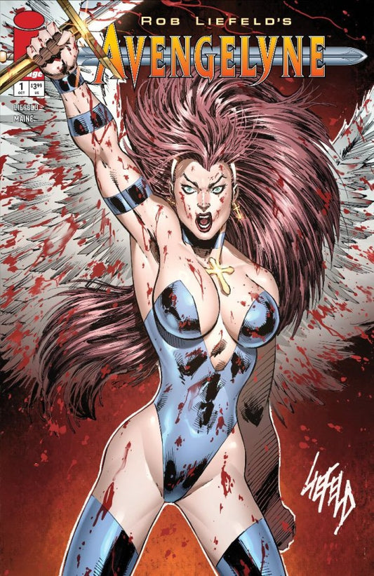 Avengelyne (2026 Image) #1 - Cover H Rob Liefeld Midnight Variant