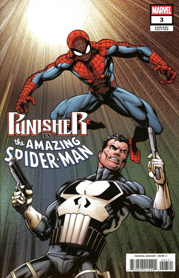 Punisher vs. Spider-Man (2026 Marvel) #3 - Mark Bagley Variant