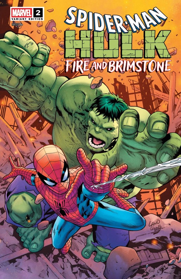 Spider-Man/Hulk: Fire and Brimstone (2026 Marvel) #2 - Greg Land Variant