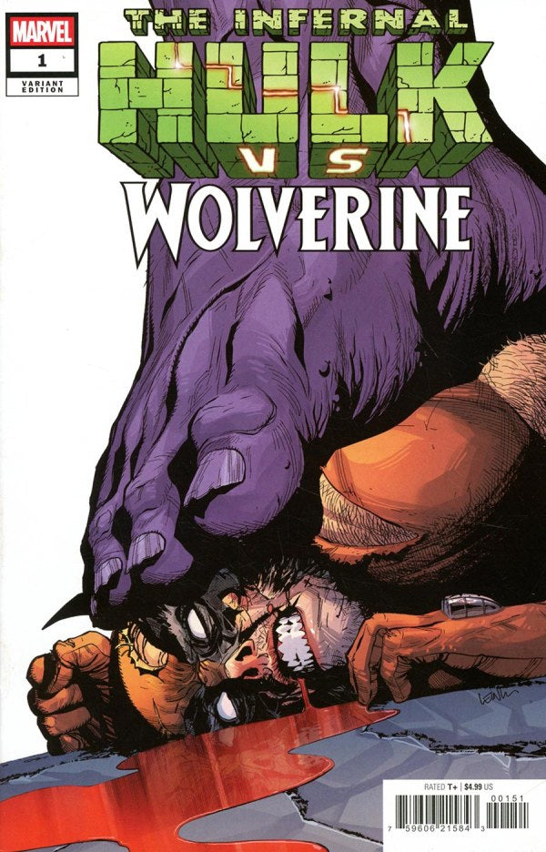 Infernal Hulk vs. Wolverine (2026 Marvel) #1 - Leinil Yu Variant