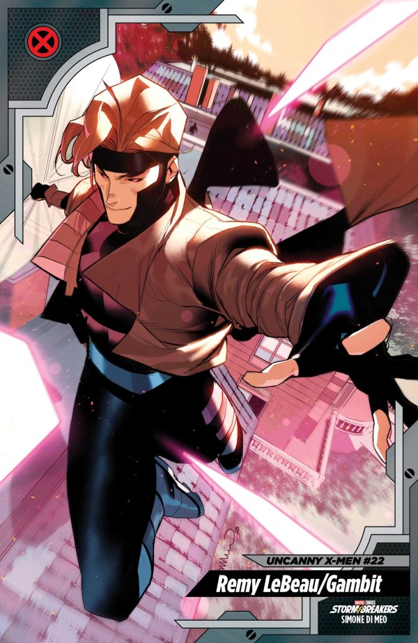 Uncanny X-Men (2024 Marvel) #22 - Simone Di Meo X-Men Trading Card Variant