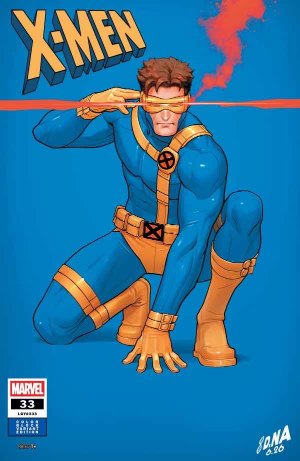 X-Men (2024 Marvel) #33 - David Nakayama Color Block Blue Variant