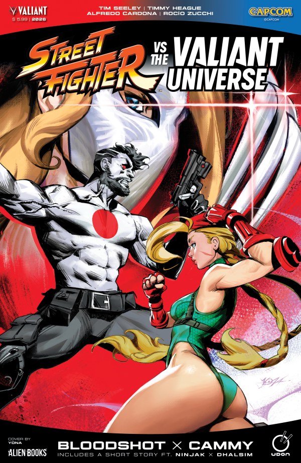 Street Fighter vs. The Valiant Universe Special (2026 Alien Books) #1 - Cover B Yona Saura Variant
