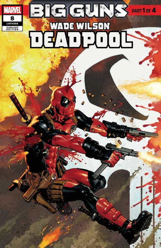 Wade Wilson: Deadpool (2026 Marvel) #8 - Josemaria Casanovas 4-Part Connecting Variant