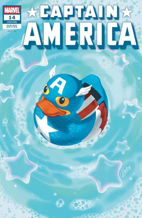 CAPTAIN AMERICA #14 BETSY COLA MARVEL DUCK VARIANT [ARM]