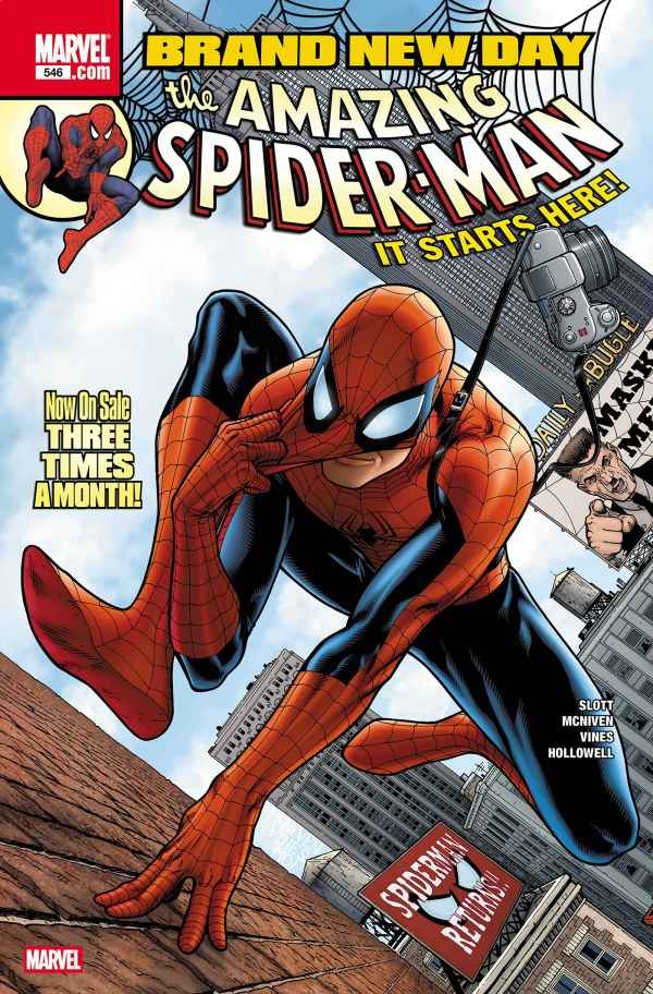 Amazing Spider-Man (1999 Marvel) #546 - Facsimile Edition 2026 Steve McNiven Foil Variant