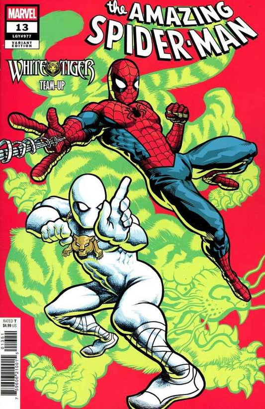 Amazing Spider-Man (2025 Marvel) #13 - J. Gonzo White Tiger Team-Up Variant