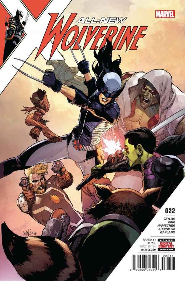 All-New Wolverine (2016 Marvel) #22 - Cover A Leinil Francis Yu