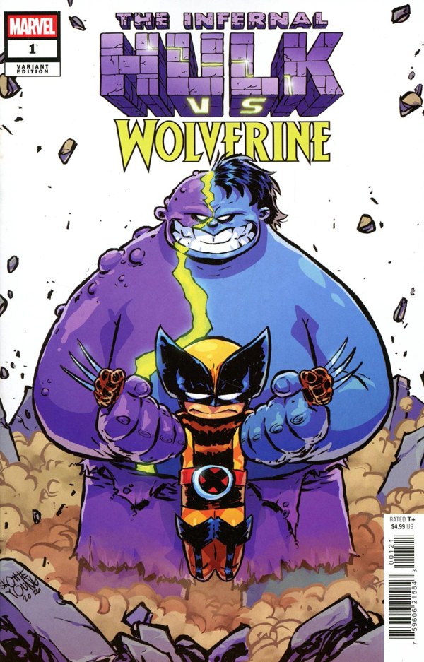 Infernal Hulk vs. Wolverine (2026 Marvel) #1 - Skottie Young Variant