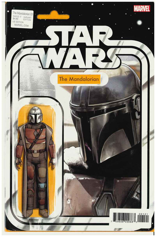 Star Wars: The Mandalorian (2022 Marvel) #1 - Cover B John Tyler Christopher Action Figure
