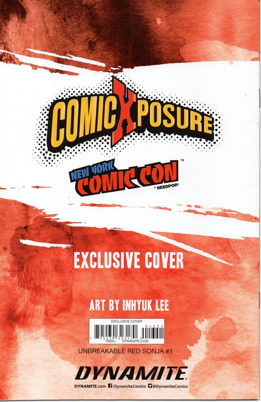 Unbreakable Red Sonja (2022 Dynamite) #1 - Exclusive Virgin Cover by Inhyuk Lee