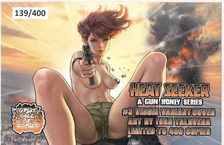 Heat Seeker: A Gun Honey Series (2023 Titan) #3 - Virgin Cover by Ivan Talavera
