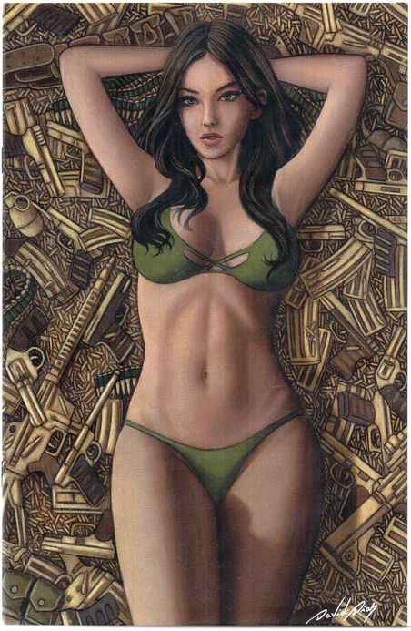 Gun Honey Collision Course (2024 Titan) #1 - Great Wall of Comics Exclusive Virgin Cover by David Dias